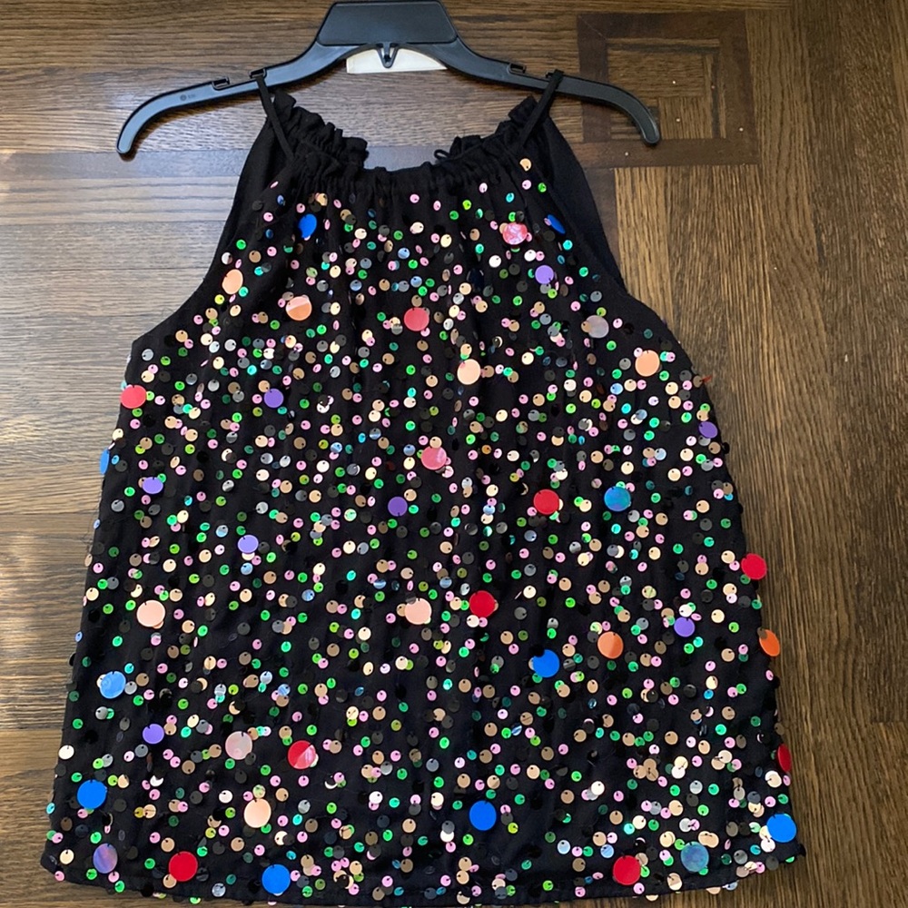 Moulinette Soeurs by Anthropologie sequin top- XS